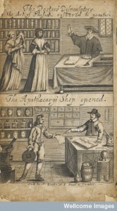 L0035212 The doctor's dispensary and the apothecary's shop