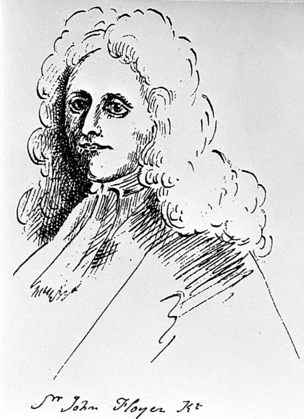 A drawing of Sir John Floyer