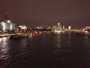 A view of the River Thames from Waterloo Bridge